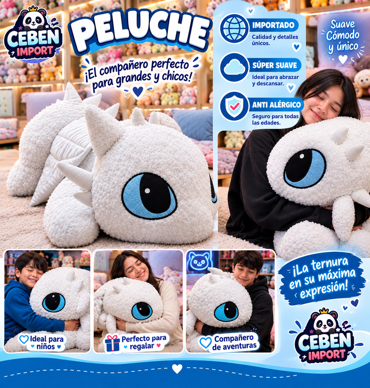PELUCHE FURIA LUMINOSA