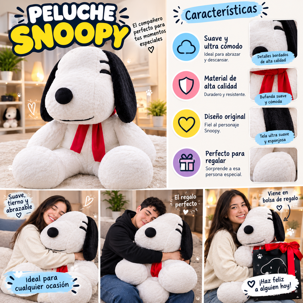 PELUCHE SNOOPY