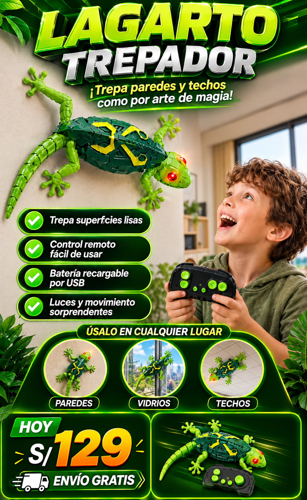 LAGARTO TREPADOR
