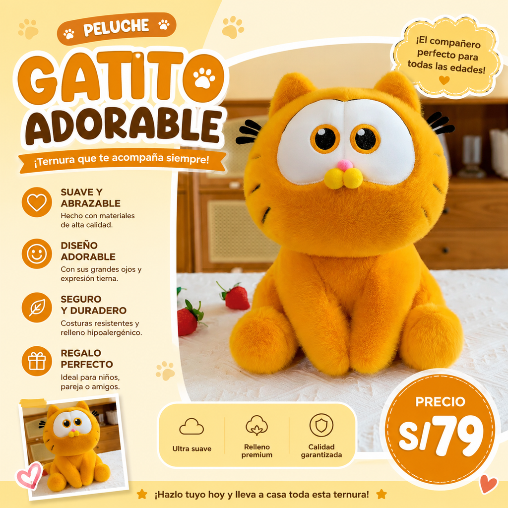 PELUCHE GARFIL IMPORTADO