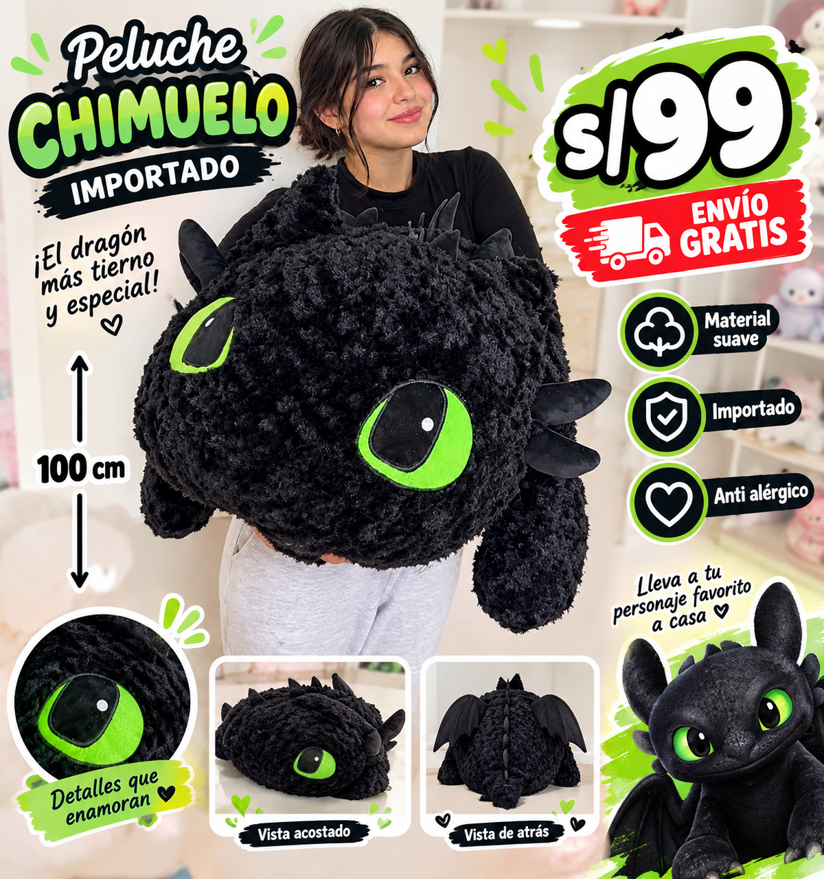PELUCHE CHIMUELO IMPORTADO