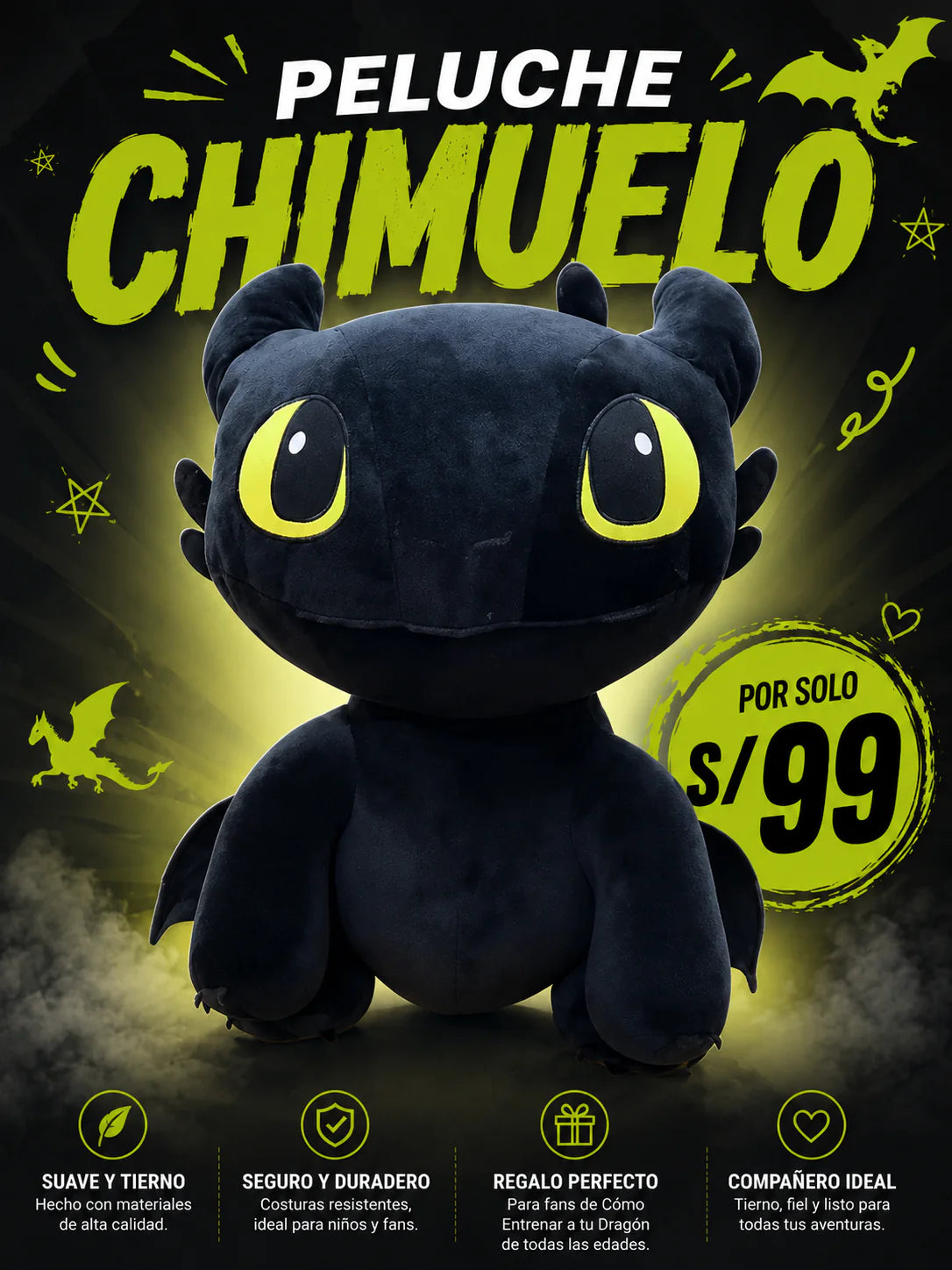 PELUCHE CHIMUELO IMPORTADO