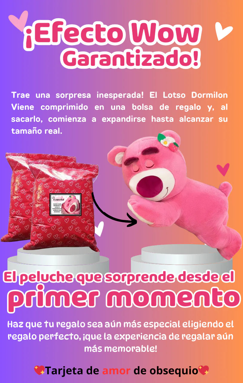 LOTSO DORMILÓN IMPORTADO + BORDADO PERSONALIZADO❤️
