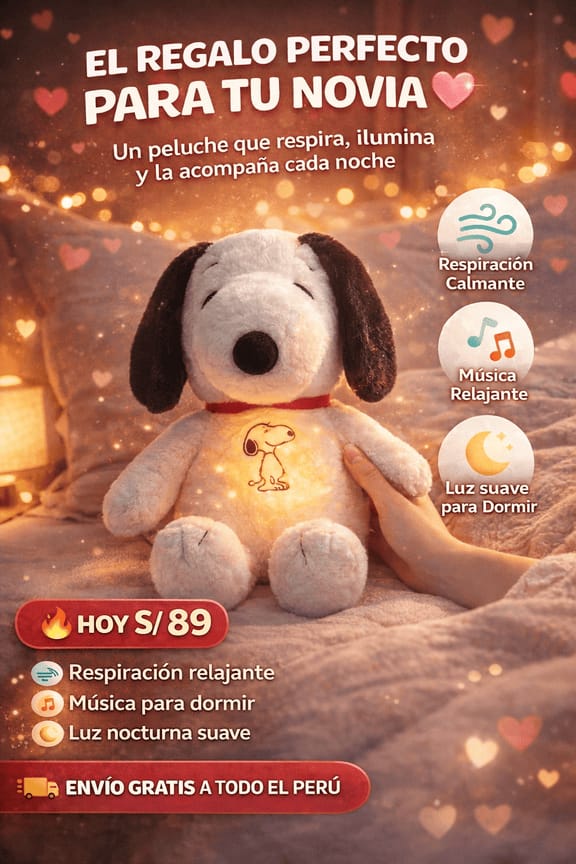 PELUCHE SNUPY RESPIRANTE IMPORTADO